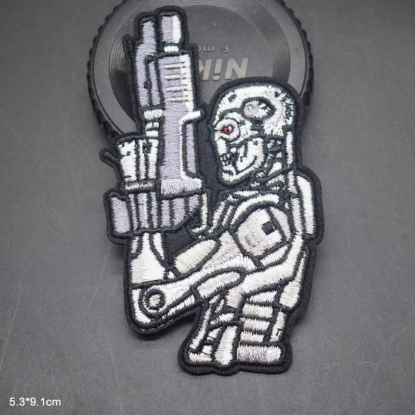 The Terminator 'Robot | Armed' Embroidered Patch