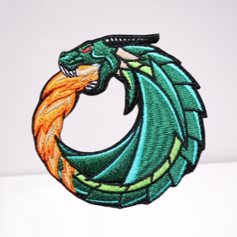 Modern Arms Dragon 'Fire Dragon' Embroidered Velcro Patch