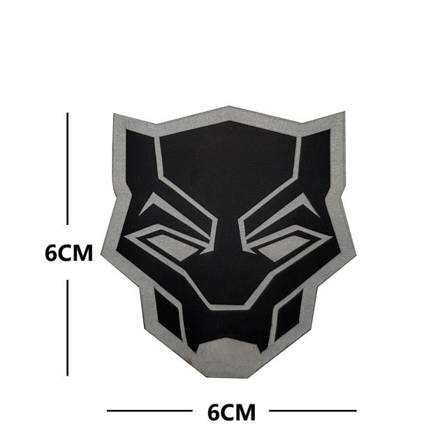 Black Panther 'Logo | 2.0' Embroidered Velcro Patch