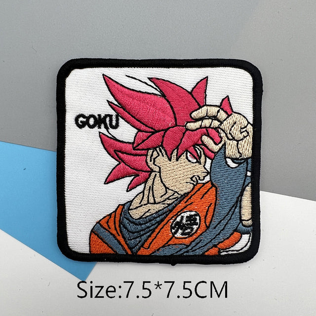 Dragon Ball Z 'Goku | Super Saiyan Rose' Embroidered Patch