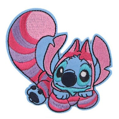Stitch 'In Pink Costume' Embroidered Patch