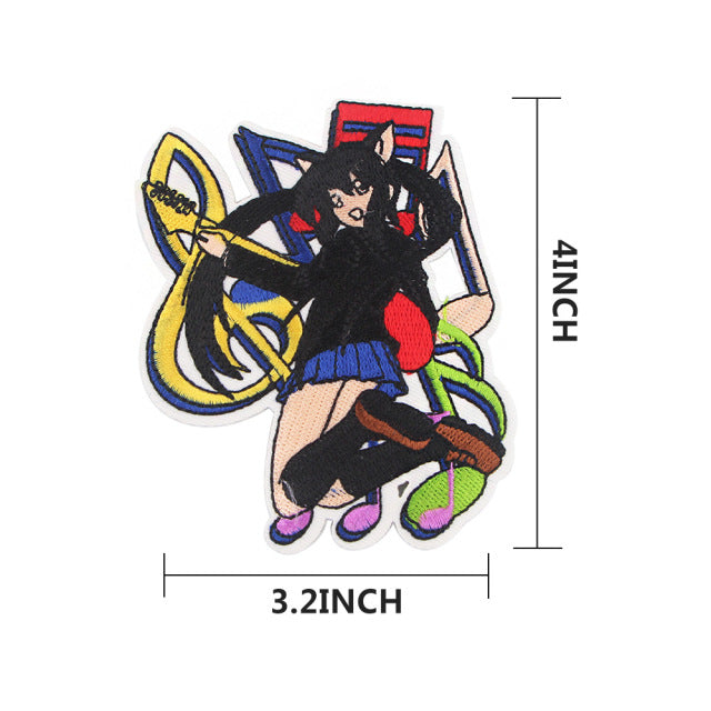 Sailor Moon 'Rei Hino | Notes | Playing Guitar' Embroidered Patch