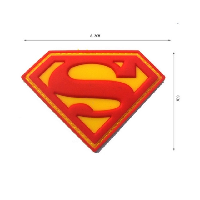 Superman 'Logo | 3.0 ' PVC Rubber Velcro Patch