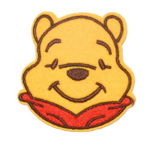  Biker Patches Badge for Winnie Pooh Children's Baby Gum Repair  Patch Ironing Clothes Decorative Hair Accessories DIY Decals