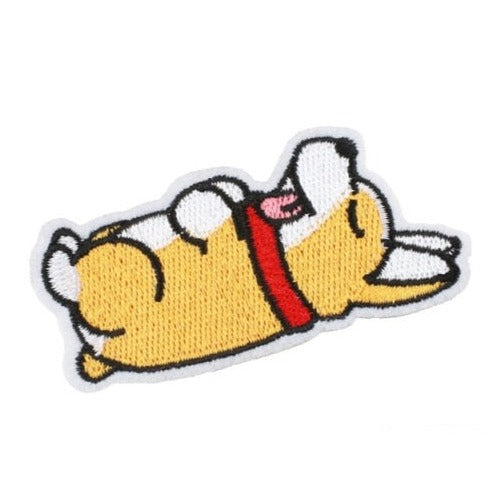 Cute Dog 'Welsh Corgi | Sleeping' Embroidered Patch