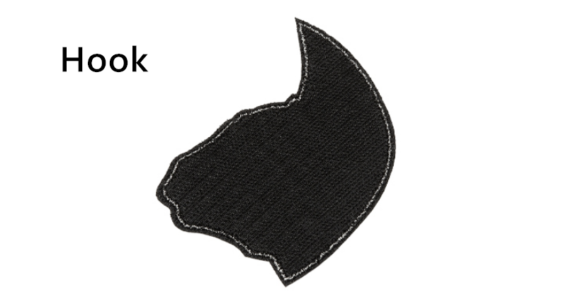 'Spartan Helmet | Antenna' Embroidered Velcro Patch