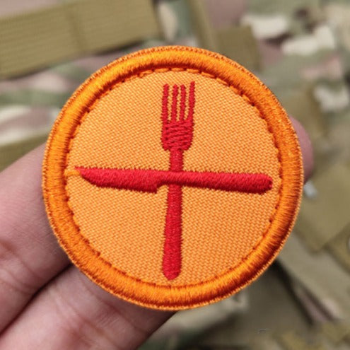 Boy Scout Badge 'Tableware' Embroidered Velcro Patch