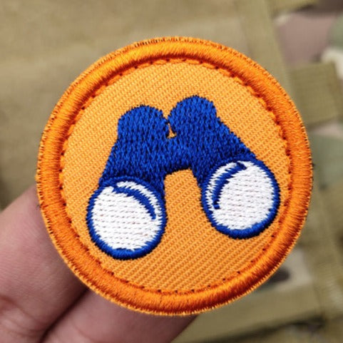 Boy Scout Badge 'Binocular' Embroidered Velcro Patch