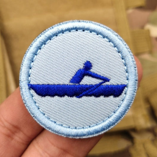 Boy Scout Badge 'Boating' Embroidered Velcro Patch