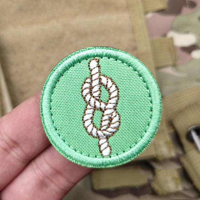 Boy Scout Badge 'Rope Knot' Embroidered Velcro Patch
