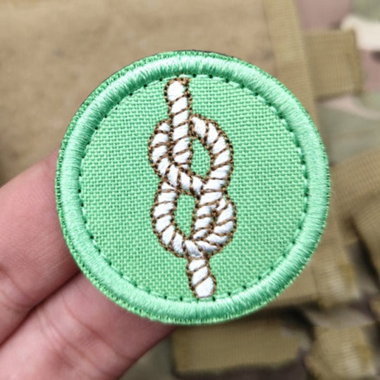 Boy Scout Badge 'Rope Knot' Embroidered Velcro Patch