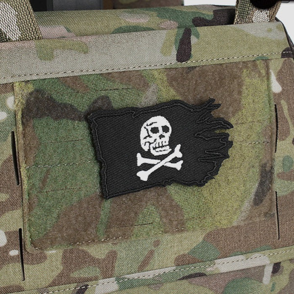 Pirate 'Samuel Bellamy Flag | Black Sam' Embroidered Velcro Patch