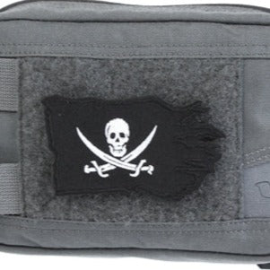 Pirate 'Calico Jack Rackham Flag' Embroidered Velcro Patch