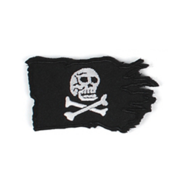 Pirate 'Samuel Bellamy Flag | Black Sam' Embroidered Velcro Patch