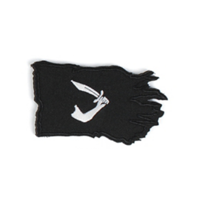 Pirate 'Thomas Tew Flag' Embroidered Velcro Patch
