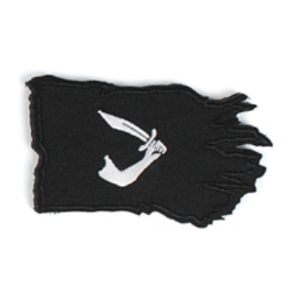 Pirate 'Thomas Tew Flag' Embroidered Velcro Patch