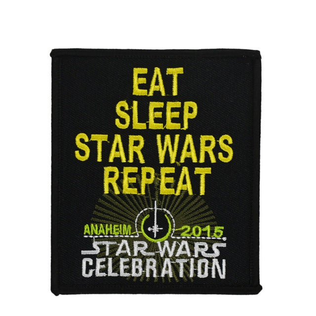 Star Wars 'Eat Sleep Star Wars Repeat' Embroidered Patch