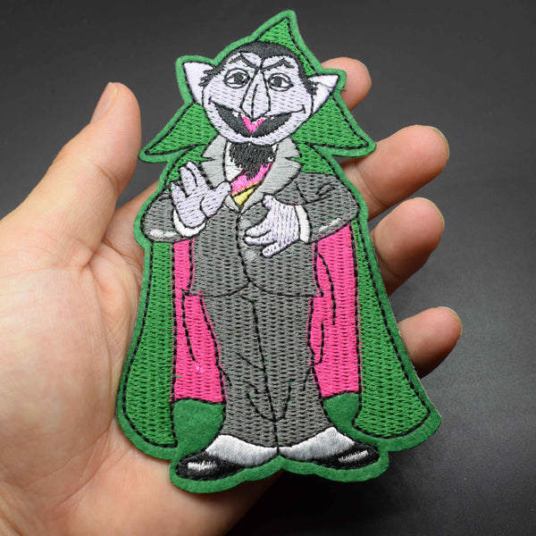 Sesame Street 'Count von Count | Vampire Muppet' Embroidered Patch