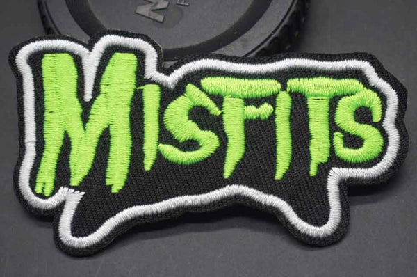 Music 'Misfits | Green Logo' Embroidered Patch