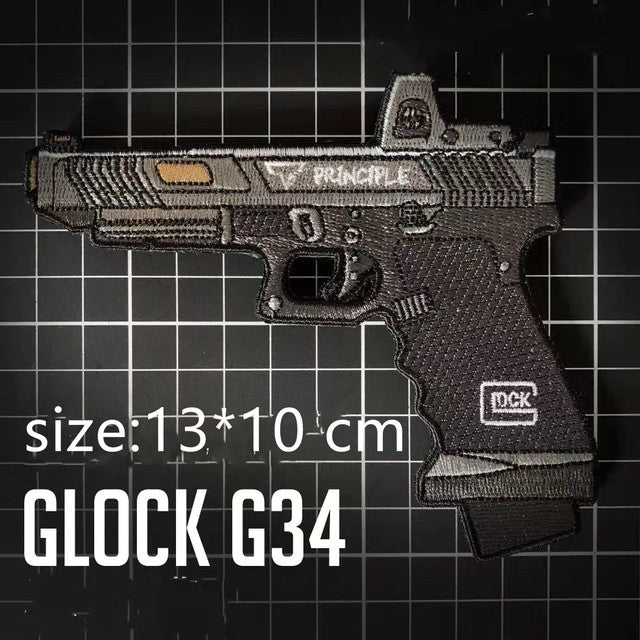 John Wick 'Glock G34 | Principle' Embroidered Velcro Patch