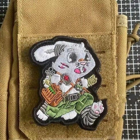 Special Hoperations 'Bunny | Running' Embroidered Velcro Patch