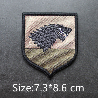 Game of Thrones 'House Stark | Winter Is Coming' Embroidered Velcro Patch