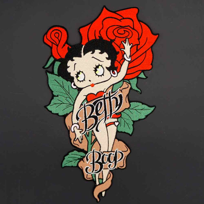 Betty Boop 'Rose' Embroidered Patch