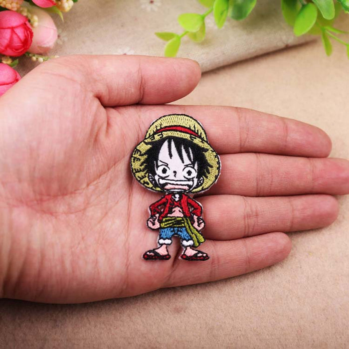 One Piece 'Chibi Luffy | Happy' Embroidered Patch