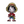 Load image into Gallery viewer, One Piece &#39;Chibi Luffy | Happy&#39; Embroidered Patch
