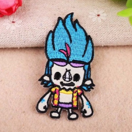 One Piece 'Chibi Franky | Blue-haired' Embroidered Patch