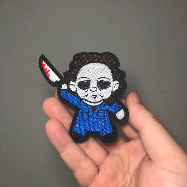 Halloween 'Chibi Michael Myers | Knife' Embroidered Patch