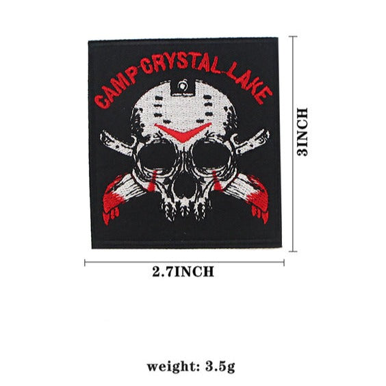 Friday the 13th 'Camp Crystal Lake | Skull' Embroidered Patch