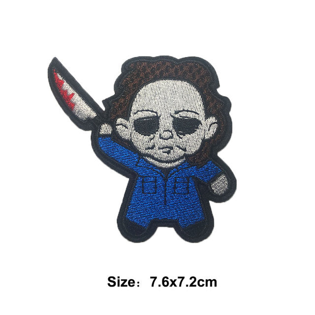 Halloween 'Chibi Michael Myers | Knife' Embroidered Patch