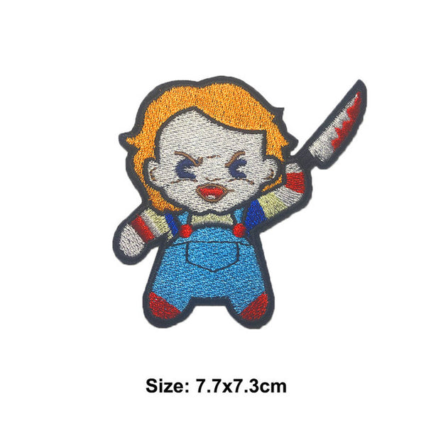 Child's Play 'Chibi Chucky | Voodoo Knife' Embroidered Patch