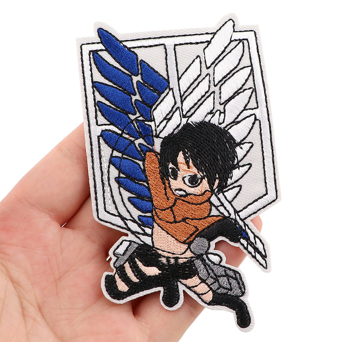 Attack on Titan 'Levi | Attacking | Wings of Freedom' Embroidered Patch
