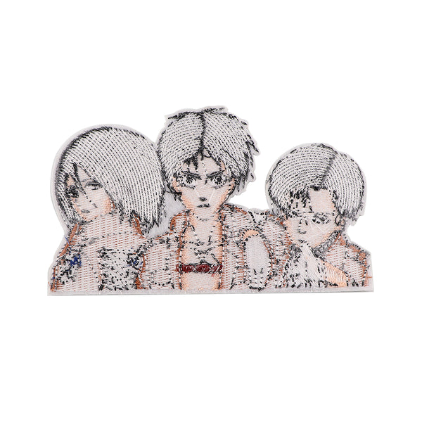 Attack on Titan 'Levi, Eren & Mikasa | Trio Portrait' Embroidered Patch