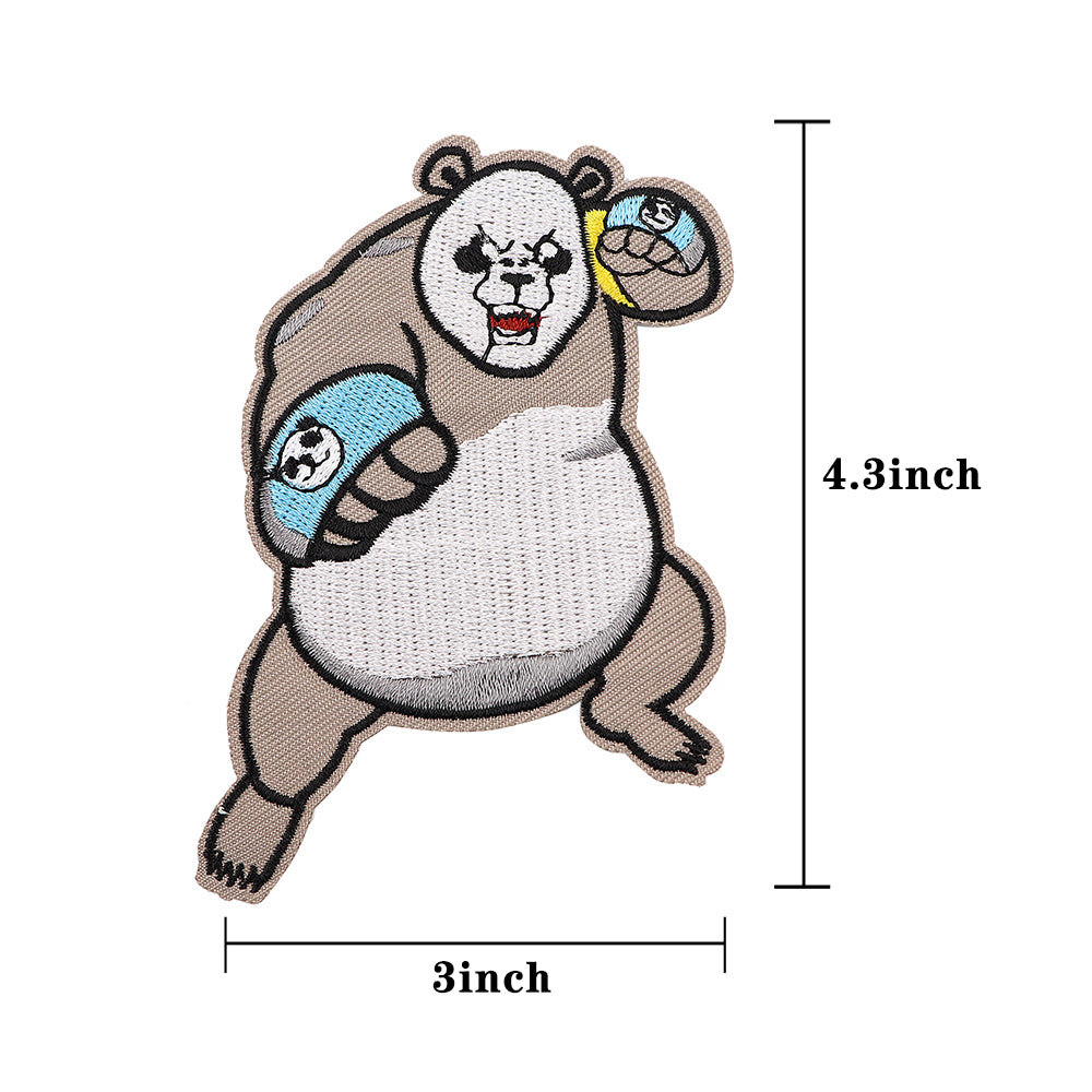 Jujutsu Kaisen 'Panda | Knuckle Bracers' Embroidered Patch