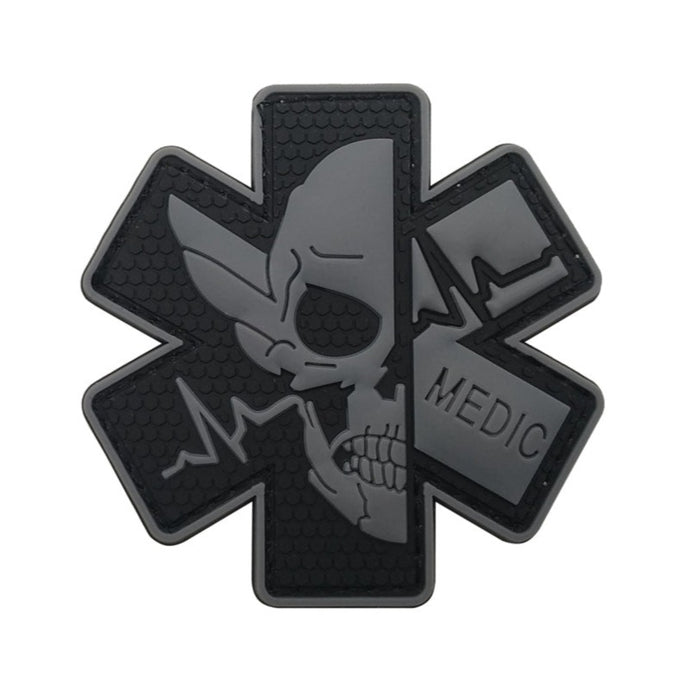 Medic 'Paramedic Skull | 3.0' PVC Rubber Velcro Patch
