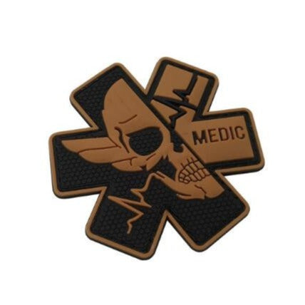 Medic 'Paramedic Skull | 2.0' PVC Rubber Velcro Patch