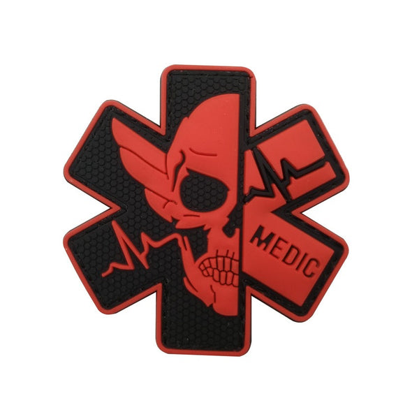 Medic 'Paramedic Skull | 1.0' PVC Rubber Velcro Patch