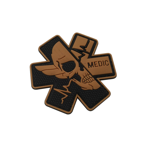 Medic 'Paramedic Skull | 2.0' PVC Rubber Velcro Patch