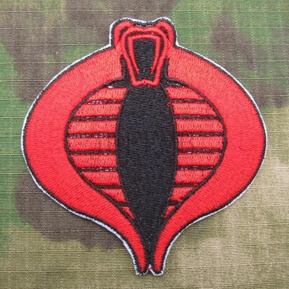 G.I. Joe 'Cobra Logo | Head' Embroidered Velcro Patch