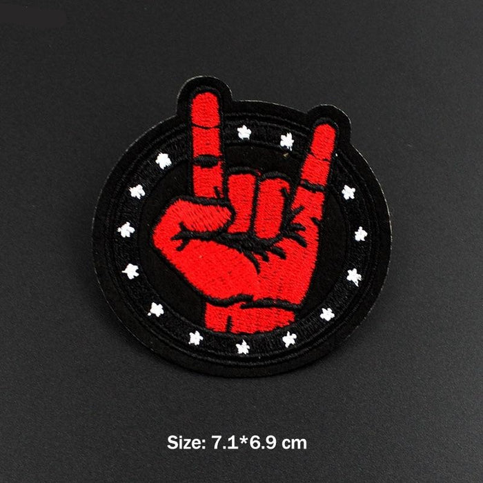 Music 'Rock-On 3.0' Embroidered Patch