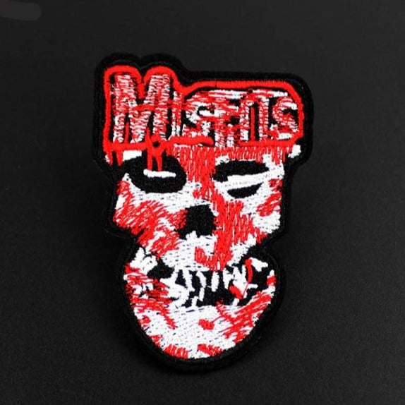 Music 'Misfits | Skull' Embroidered Patch