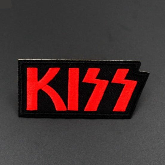 Music 'Kiss' Embroidered Patch