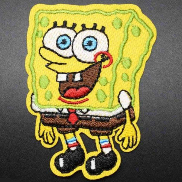 SpongeBob SquarePants 'Excited' Embroidered Patch