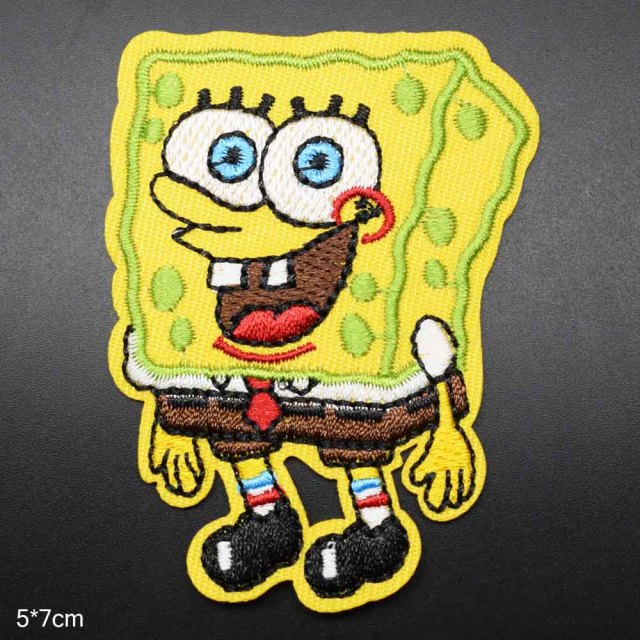 SpongeBob SquarePants 'Excited' Embroidered Patch